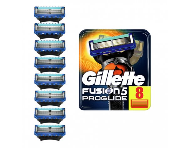 Replaceable cartridges for razor Gillette Fusion5 ProGlide 8 pcs.