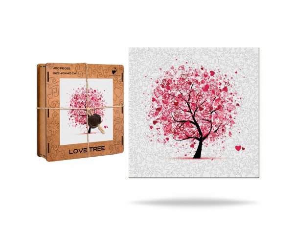 Пазл деревянный Active Puzzles Дерево любви