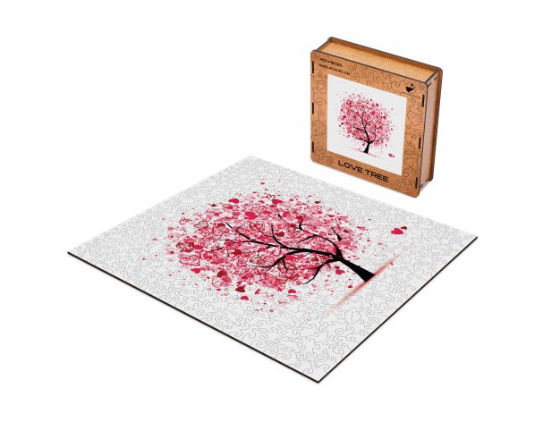 Пазл деревянный Active Puzzles Дерево любви