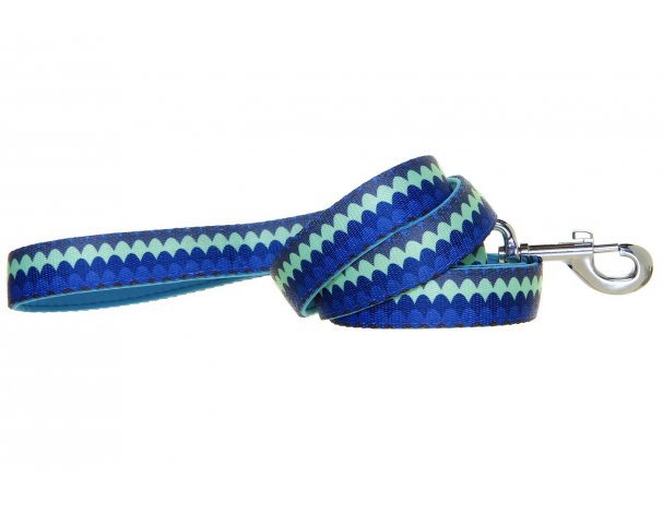 Dog leash Doog Pluto blue with pattern, L, 130х2.5 cm RA-325245