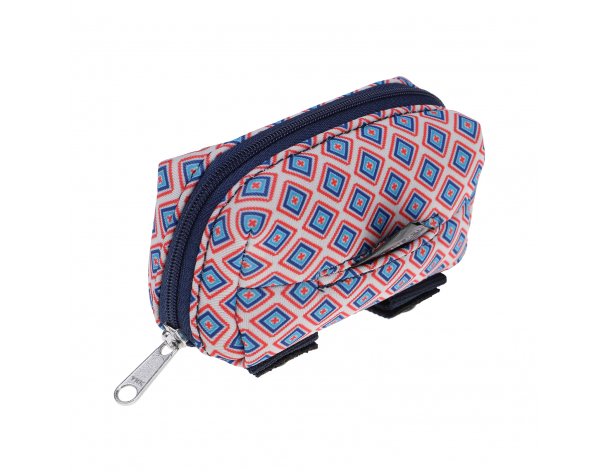 Neoprene leash bag Doog Gromit, pink and blue, 10x7x4 cm