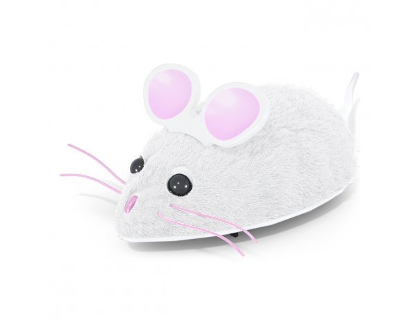 Interactive cat toy Hexbug Mouse White, 6.5x4x2.8 cm
