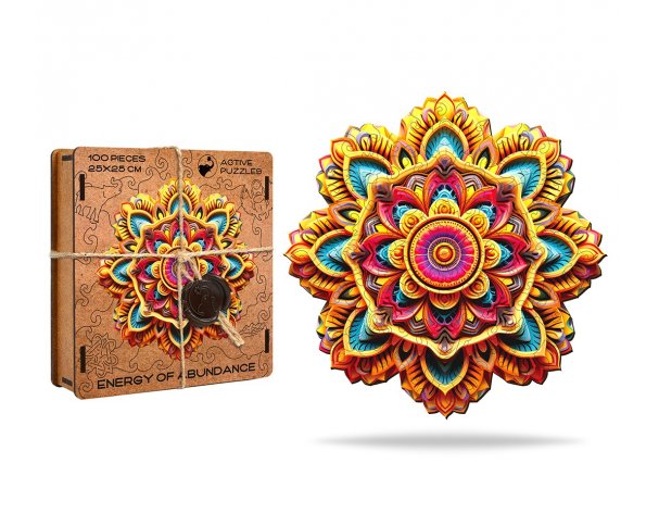 Wooden Puzzle Active Puzzles Energy of Abundance