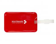 Бирка для багажа Routemark Happy Ways, красная