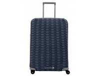Suitcase cover Routemark Chrome in black M/L (SP240)