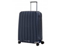 Suitcase cover Routemark Chrome in black M/L (SP240)