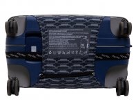 Suitcase cover Routemark Chrome in black M/L (SP240)