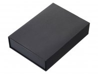 Gift set Lettertone Goethe with A5 notepad, 2 pens and a cardholder, black