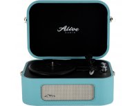 Vinyl record player Alive Audio Stories Turquoise STR-06-TS