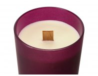 Soy scented candle in glass Kiana Niort, burgundy