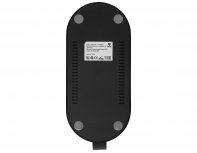 Charging station wireless 4-in-1 Evolt Portal with lamp, 15 W, black (592207)