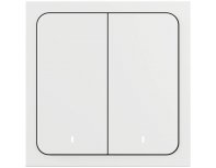 Выключатель умный беспроводной Яндекс, 2 клавиши, YNDX-00535