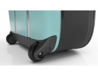 Чемодан складной Rollink Vega II, 55x40x20 см, 2 колеса, бирюзовый (105-21-320-380-100)