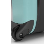 Чемодан складной Rollink Vega II, 55x40x20 см, 2 колеса, бирюзовый (105-21-320-380-100)