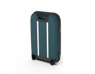 Suitcase folding Rollink Vega II, 55x40x20 cm, 2 wheels, blue-green (105-21-330-380-100)