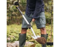 Лопата штыковая телескопическая закругленная Fiskars Xact 1066732