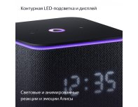 Колонка умная Яндекс Станция Миди с Алисой, с Zigbee, 24Вт черная