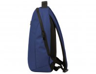 Backpack Voyager Sofit laptop made of eco‑leather, 34×14×44 cm, blue (935712)