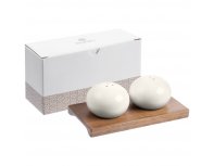 Set of salt and pepper shakers Altavolo Piacente white RA-141358
