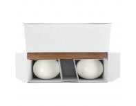 Set of salt and pepper shakers Altavolo Piacente white RA-141358