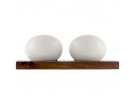 Set of salt and pepper shakers Altavolo Piacente white RA-141358