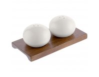 Set of salt and pepper shakers Altavolo Piacente white RA-141358