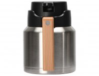 Coffee pot with wooden handle Eat 850 ml silver RA-236784