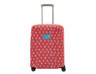 Cover for a suitcase Routemark Rhombus in red S (SP310)