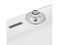 Wireless charging speaker lamp Molti Flashback, White