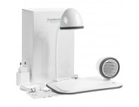 Wireless charging speaker lamp Molti Flashback, White