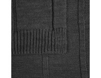 Blanket Teplo Bambolay, 110x170 cm, dark gray melange (16748.11)