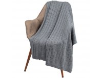 Blanket Very Marque Pluma, 110x170 cm, dark gray (graphite)