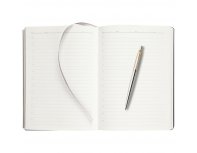 Ручка шариковая Parker Jotter Essential, St. Steel GT и ежедневник недатированный, черный (PRPSBLK1953182)