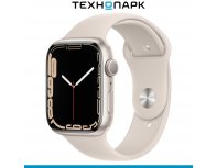 Смарт-часы Apple Watch Series 7 45 мм сияющая звезда, спортивный ремешок
