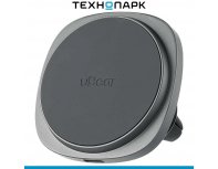 Держатель автомобильный с беспроводной зарядкой uBear Way Magnetic Car mount with Wireless Charging (WL18GR15-ADM)