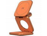 Устройство зарядное беспроводное Magssory Fold Ultra 3 в 1 для Apple оранжевый (WCH083or)
