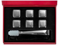 Whiskey set Master of Wine Skye with steel cooling stones, tongs, and a pouch in a box