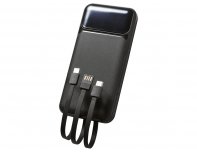 Gift set Lettertone Tesla with an A5 notepad, pen, and 10,000 mAh power bank, black
