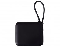 Battery external with integrated cable Evolt Liri, QC/PD, 10000 mAh, black (872917)