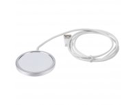 Wireless charger with magnets Uniscend Magmate silver RA-141020