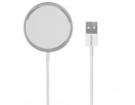 Wireless charger with magnets Uniscend Magmate silver RA-141020
