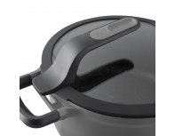 Saucepan with lid Berghoff Gem 24 cm grey 2307422