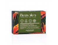 Solid hair and body shampoo Alfaparf Benvoleo Conscious Daily Show&Shamp, for daily use, 80g