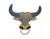 Canvas dog toy Duvo+ Buffalo, grey, 26x27cm
