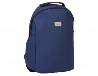 Рюкзак Voyager Sofit для ноутбука из экокожи, 34x14x44 см, синий (935712)