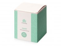 Soy scented candle in glass Kiana Niort, black