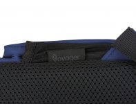 Backpack Voyager Sofit laptop made of eco‑leather, 34×14×44 cm, blue (935712)
