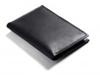 Gift set Long River: passport cover, belt, black (660147N)
