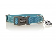 Collar for dogs Doog Snoopy blue and white, S, 23-34 cm RA-325270