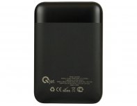 External battery with fast charging Qjet QC/PD CosmIQ, 10000 mAh, Black (696817)